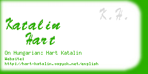 katalin hart business card